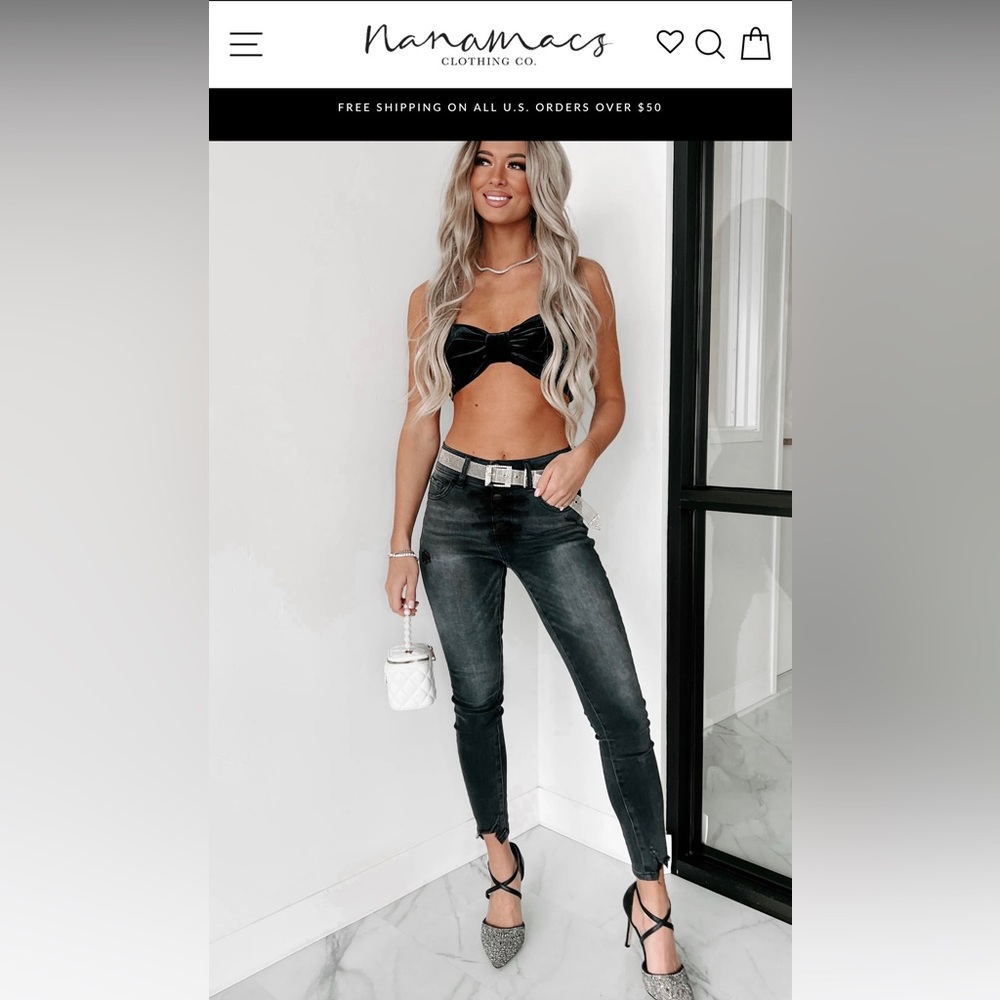KanCan Black Skinny Jeans